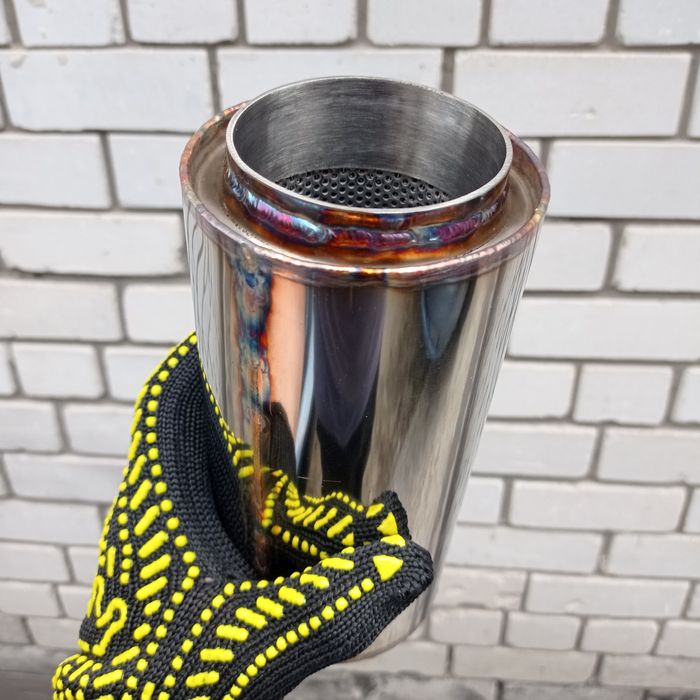 Резонатор нержавейка спортивный прямоточный камерный