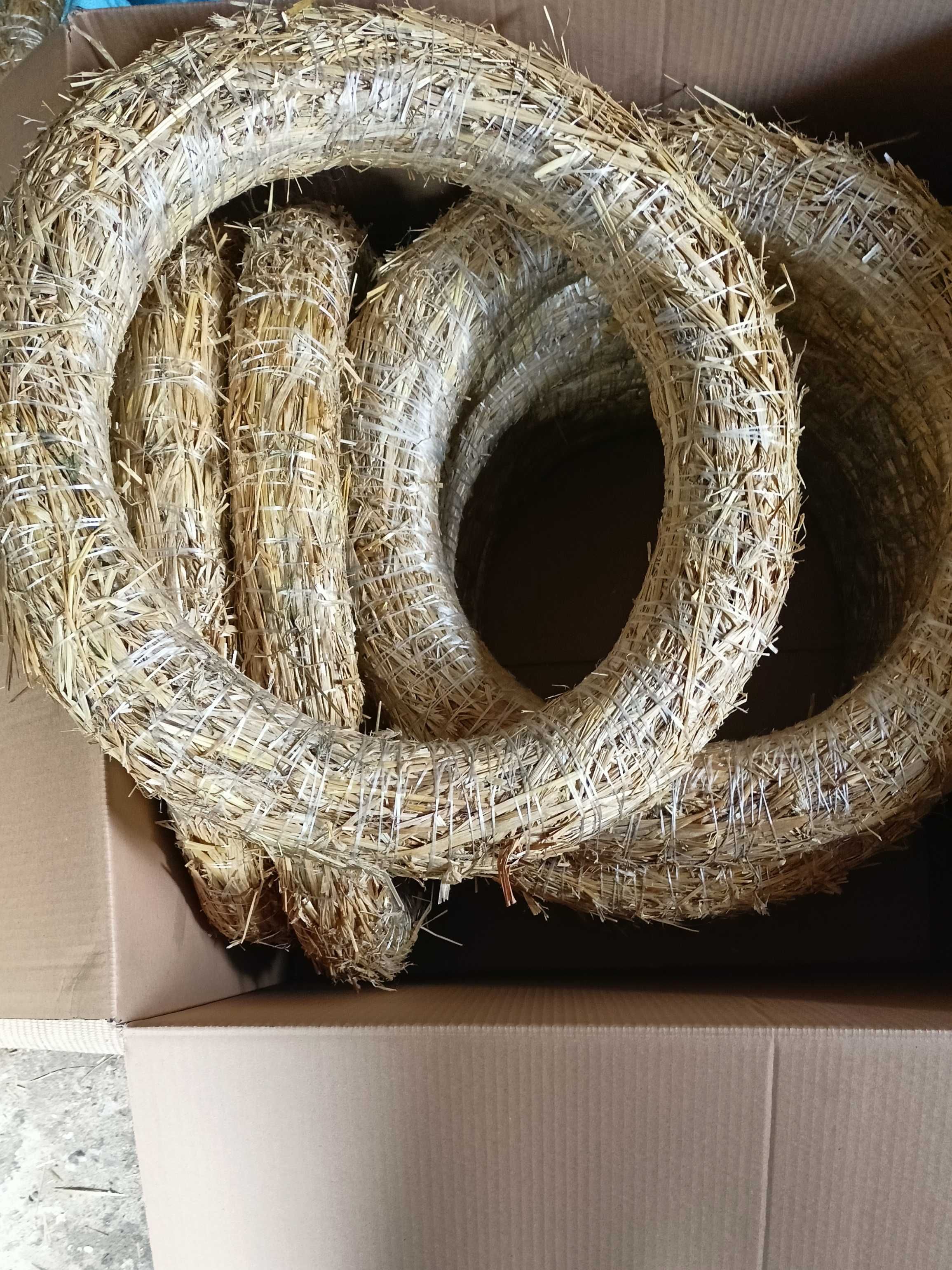 Wianek że słomy 50cm