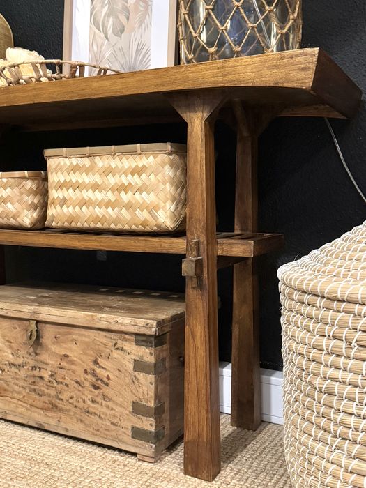 altar, aparador, consola, movel, entrada, olmo, oriental, rustico