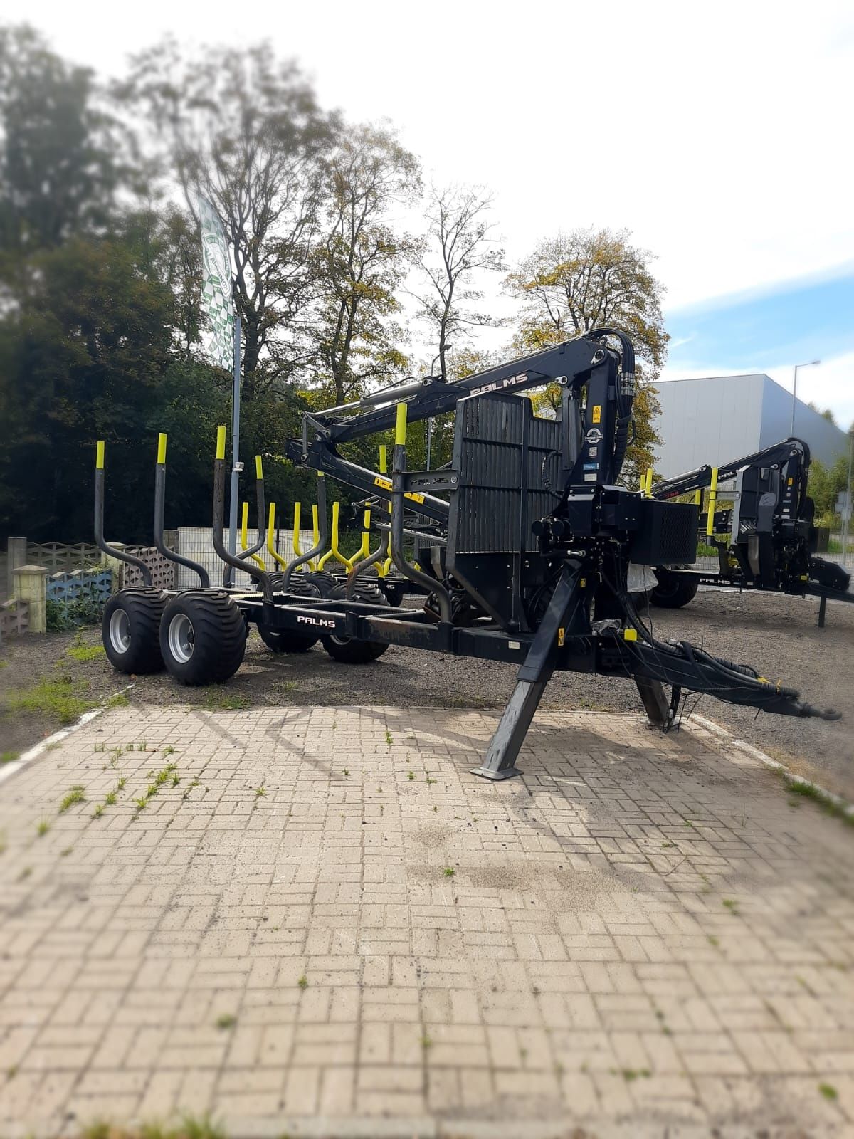 Maszyna  Leśna przyczepa Palms  14d zuraw 4.71 2023r dmc 18000kg