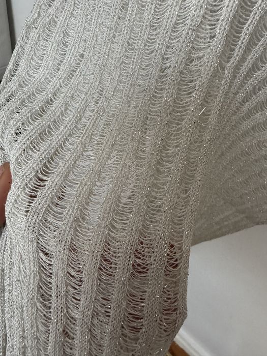 Top metalizado lingerie Zara, tamanho L