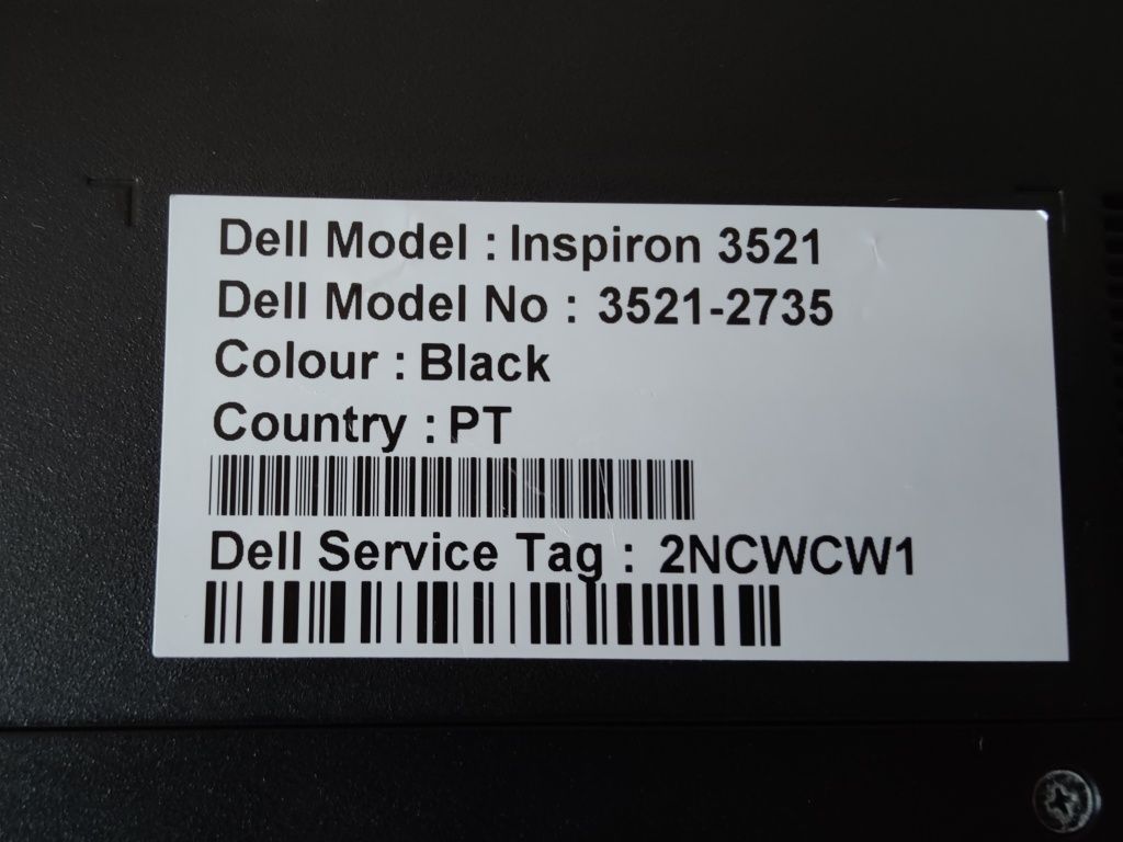 Dell Inspiron 3521 com SSD 250gb