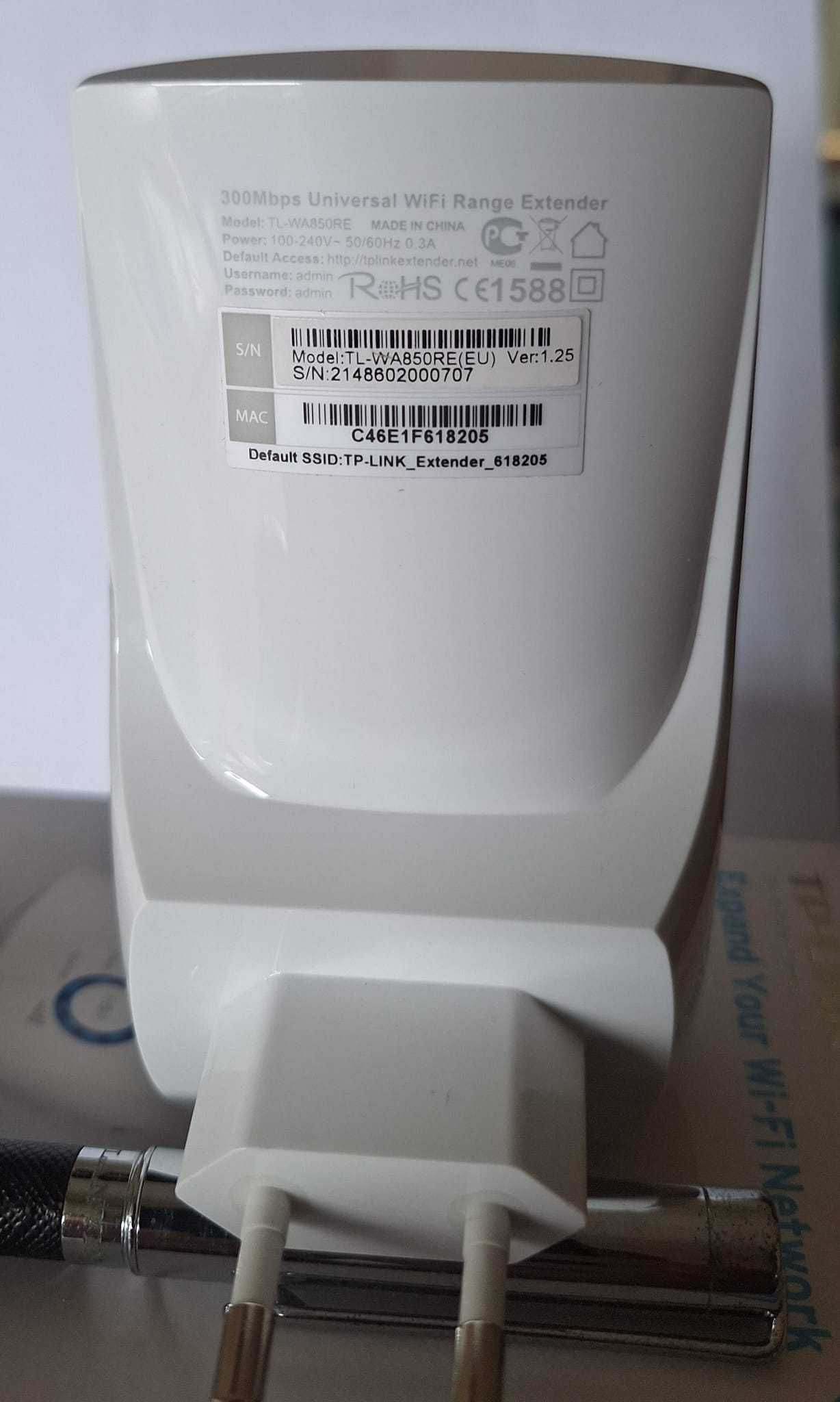 Repetidor WiFi/ Amplificador 300Mbps - TP-LINK TL-WA850RE