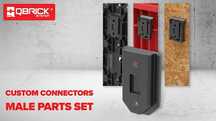 Konektory, Złącza Męskie Qbrick Custom Connectors Male Parts Set 40Szt