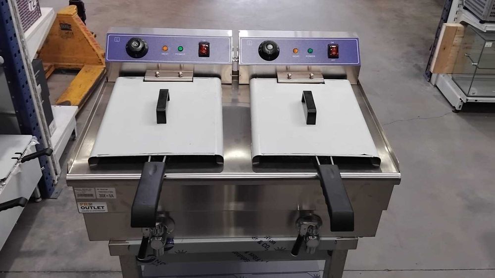 Fritadeira Elétrica Dupla 16+16L - NOVA