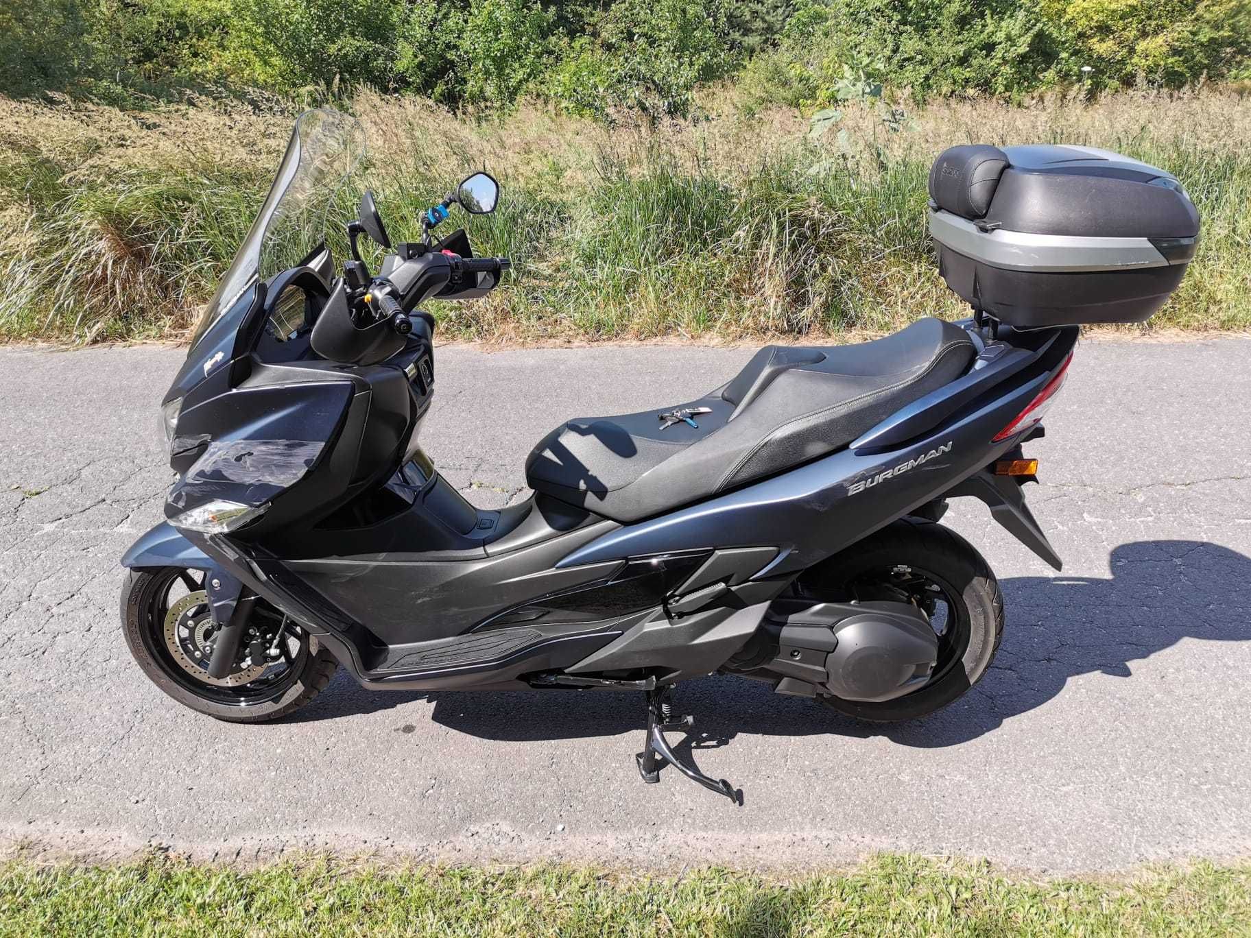 Suzuki Burgman 400 grzane manetki, sportowy wydech MIVV, tylko 5tys km