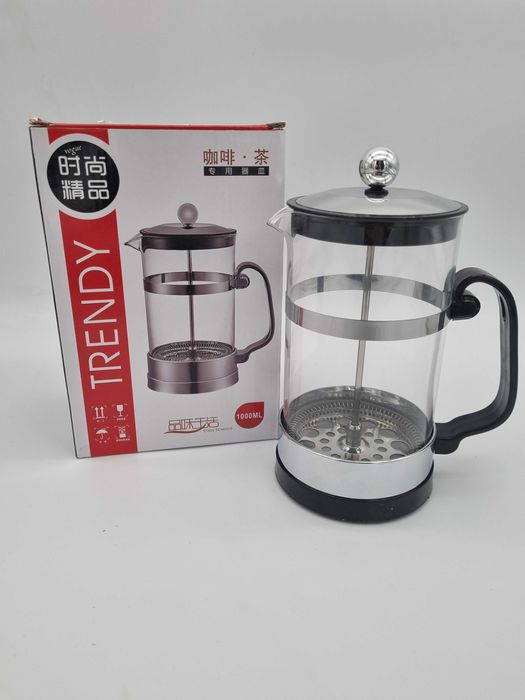 Zaparzacz do kawy z filtrem ze stali nierdzewnej  Trendy 1L jak nowy!