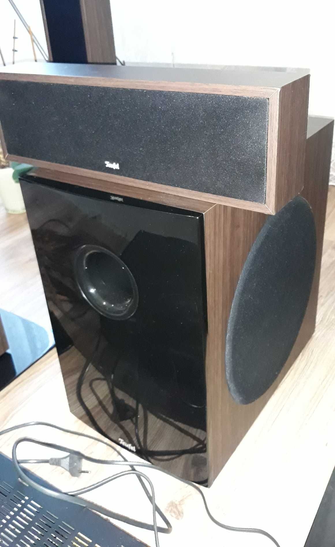 Zestaw głośników 5.1 Teufel + SONY STR-DE335 z pilotem