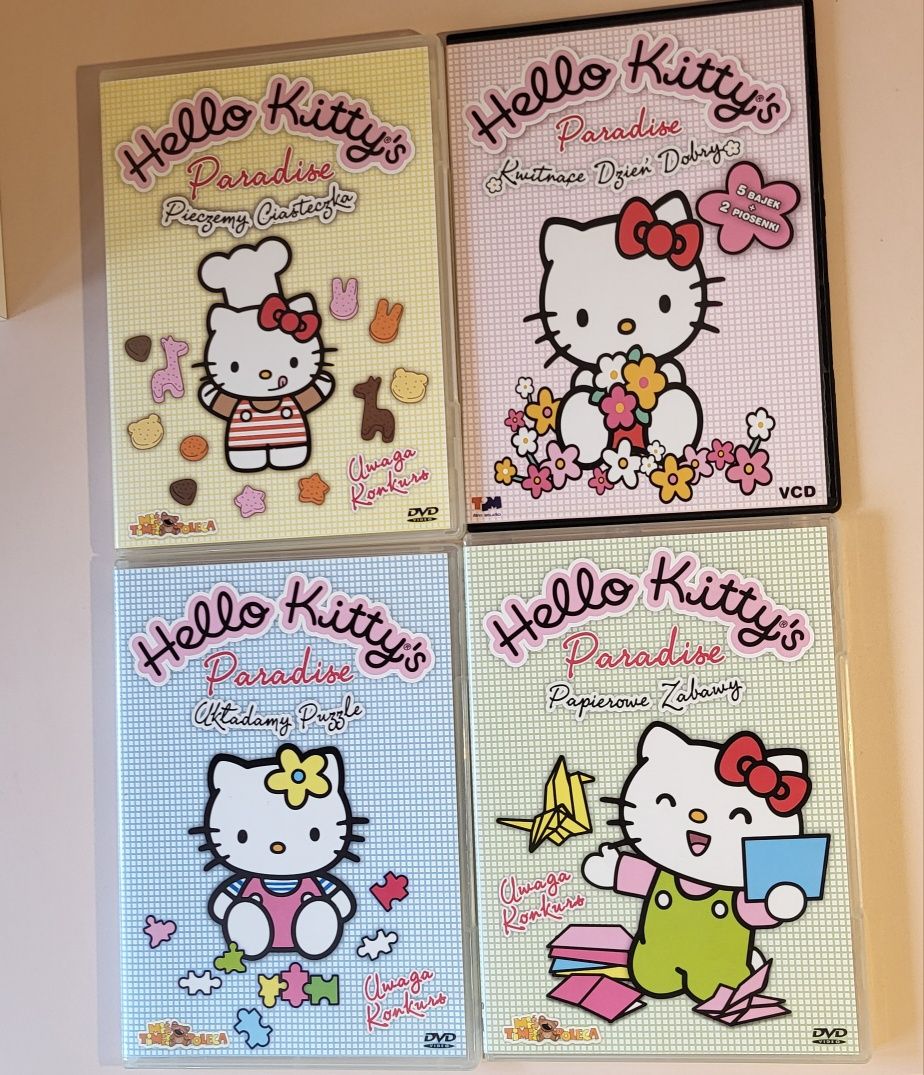 DVD Hello Kitty bajki 4 płyty z bajkami