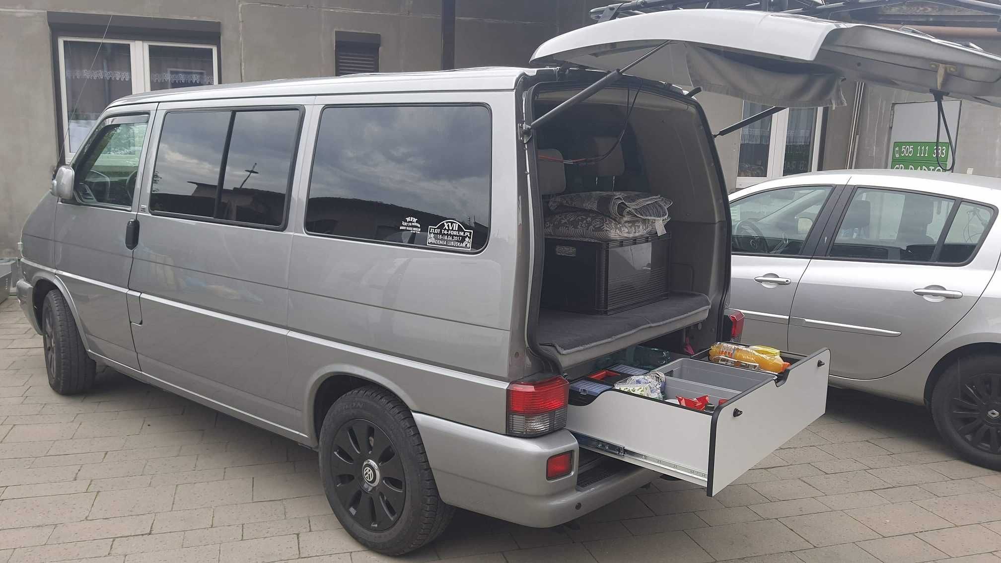 Szuflada zabudowa volkswagen t4 multivan VW