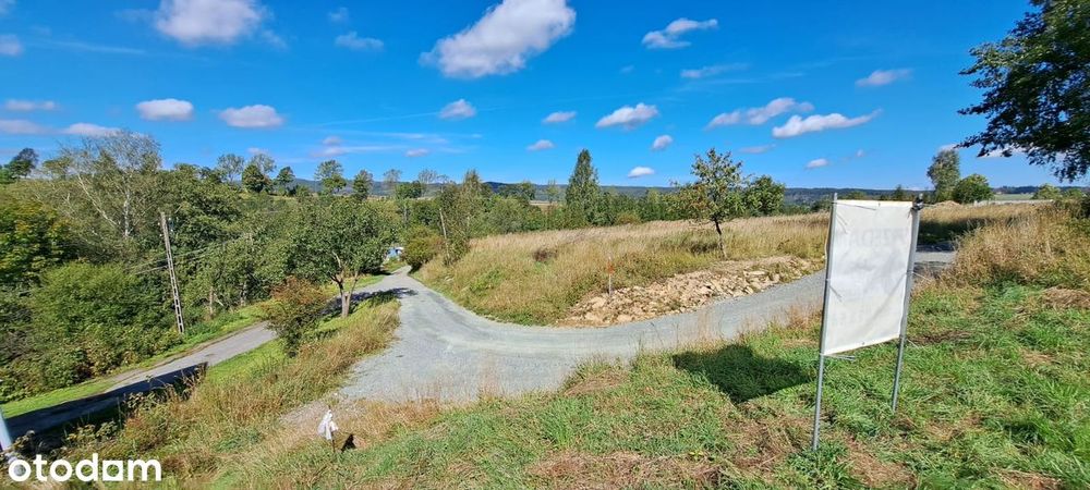 Widokowa działka budowlana, na wzgórzu, rzadka zabudowa,świetny dojazd