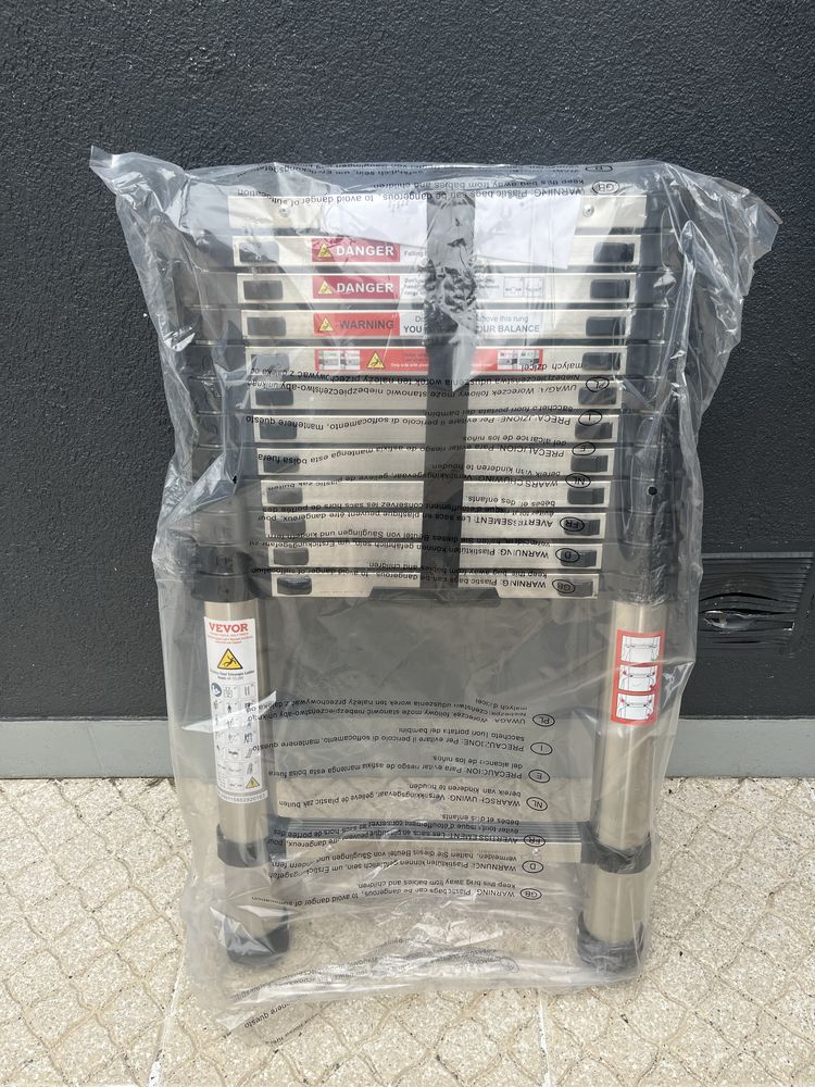 Escada telescopica extensivel 3,8m