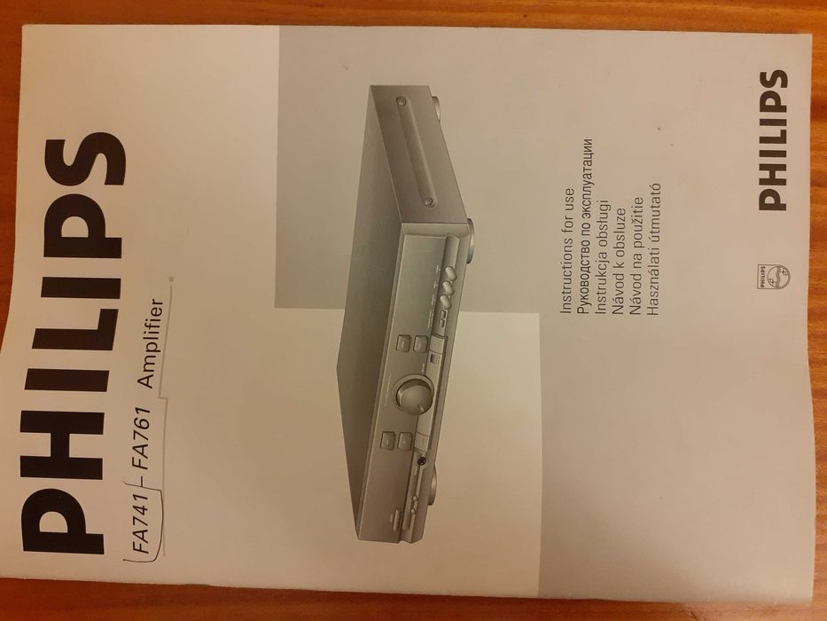 Wzmacniacz Philips FA741 Amplifier +Odtwarzacz Sony CDP-311 CD Player
