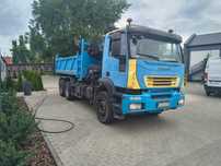 Iveco TRAKKER 410  IVECO TRAKKER 410 2007r. HDS HIAB 122B-2 DUO wywrotu 3 str. hydrobura