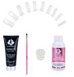 Zestaw do przedłużania / akrylożel 30ml +formy+pędzelek+naczynko+płyn
