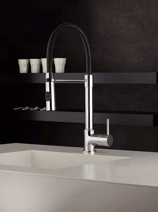 Bateria Kuchenna Wysoka Paini Chrom Wylewka Obrotowa 360° Jak Nowa