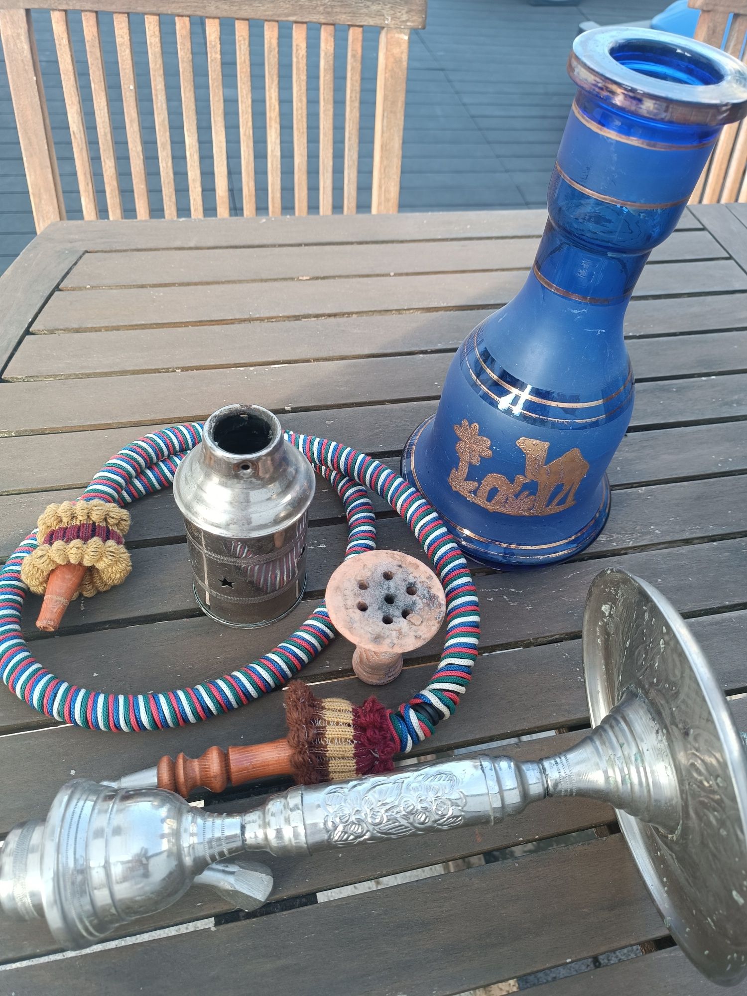 Cachimbo de água azul