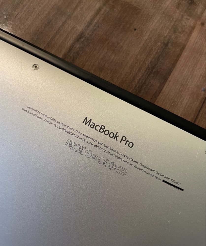 Macbook Pro 13” Late 2012