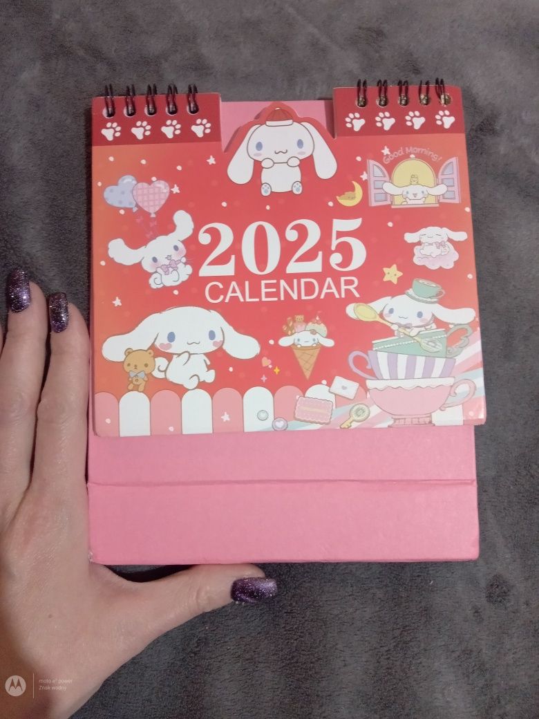 Kalendarz stojący biurkowy 2025 cinnamoroll