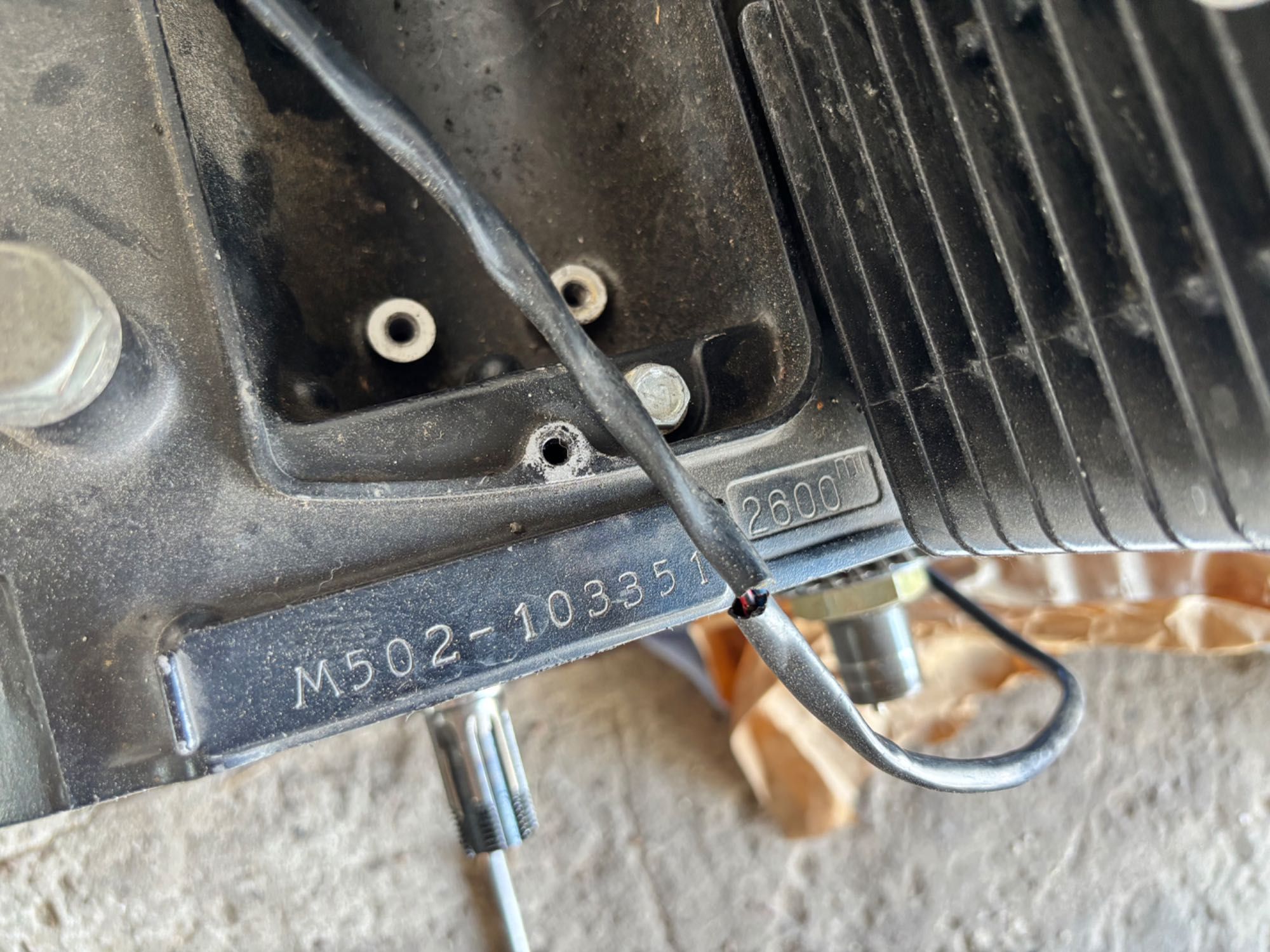 Uszkodzony Silnik Suzuki Gs500f