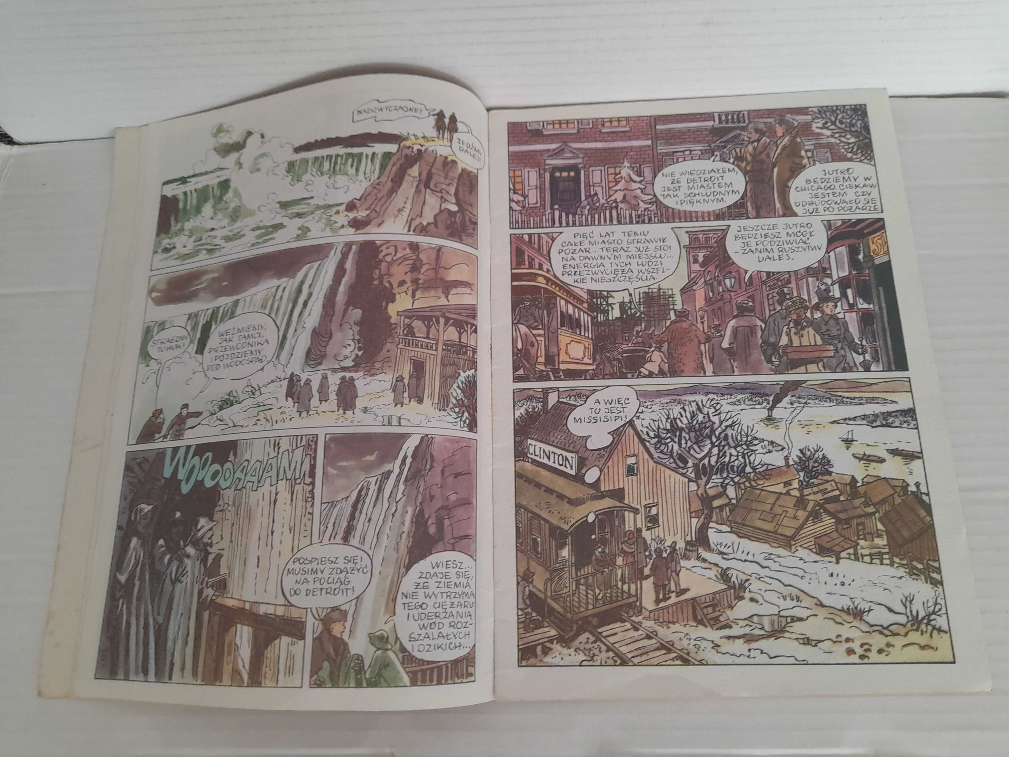 Komiks W POSZUKIWANIU PRAWDZIWEJ AMERYKI 1988 wydanie 1 Marek Szyszko