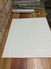 3д панели самоклеящиеся от производителя, белый кирпич 70*77 cm