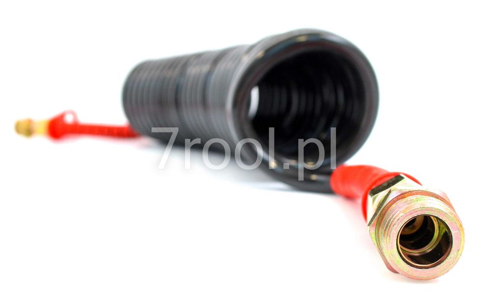Przewód pneumatyczny spiralny M16 5,5m przyczepa