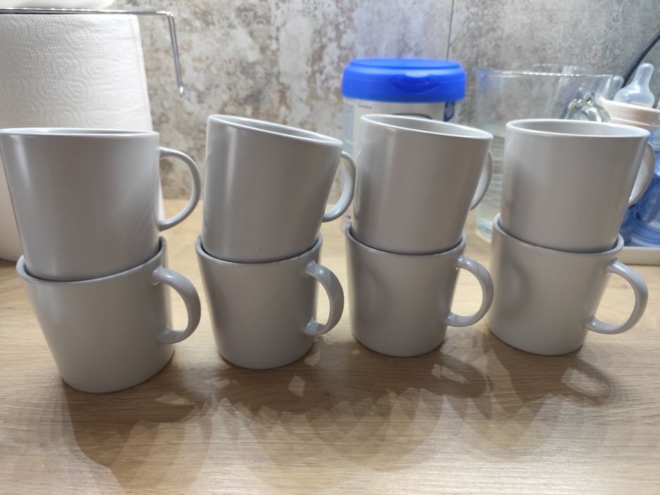 Kubki szare z Ikea