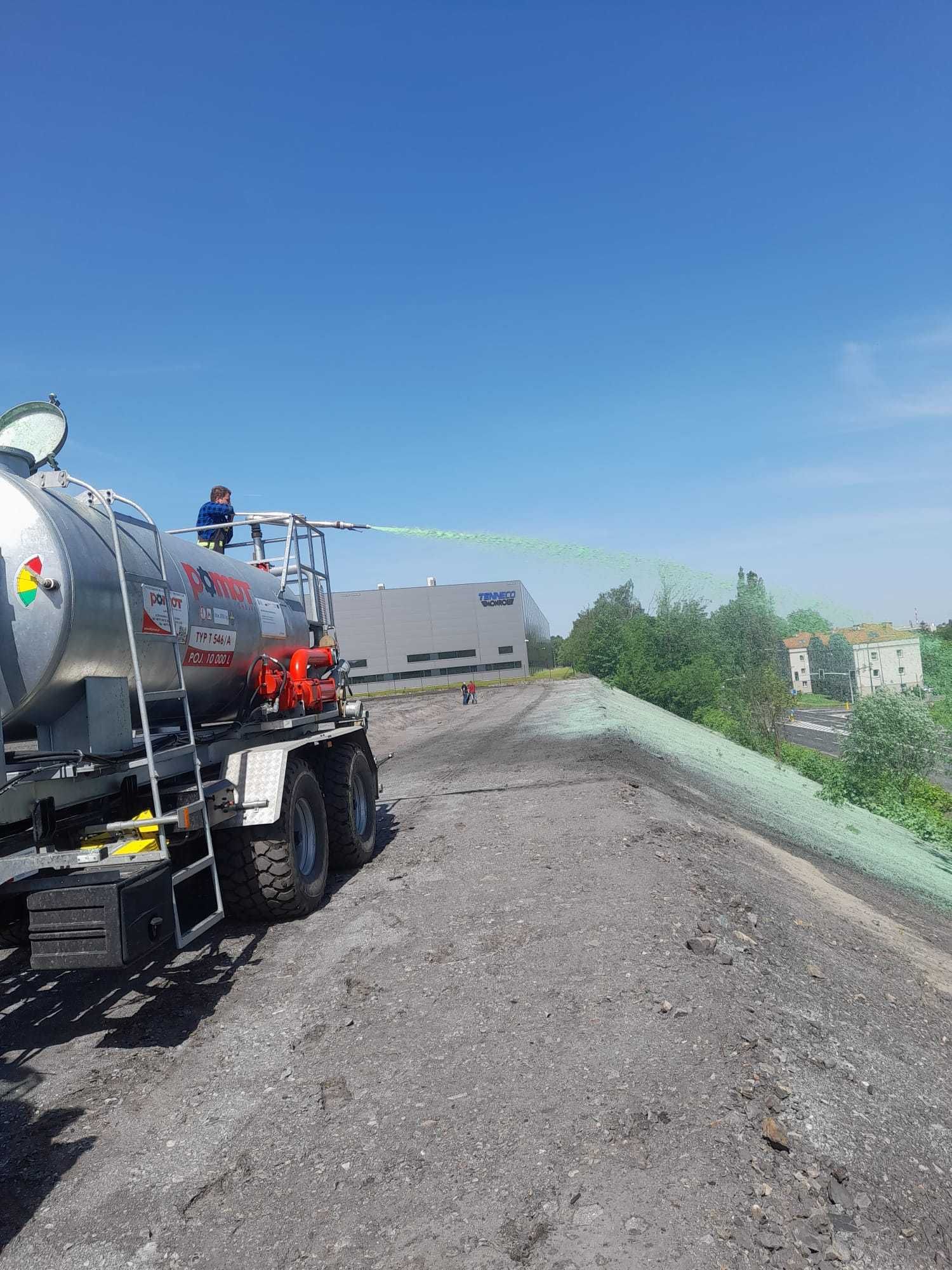 hydrosiew siew trawy szybkie i skuteczne zazielenienie się trawy