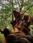 Furry Fursuit Dinomaska Therian