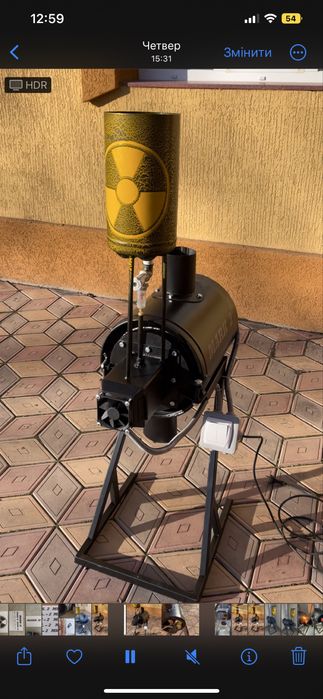 Котел буржуйка тепла пушка на масляний переработки