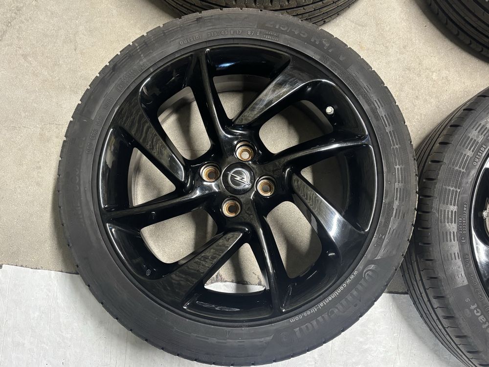 Koła letnie Corsa E Corsa D 4x100 17 z czujnikami cisnienia