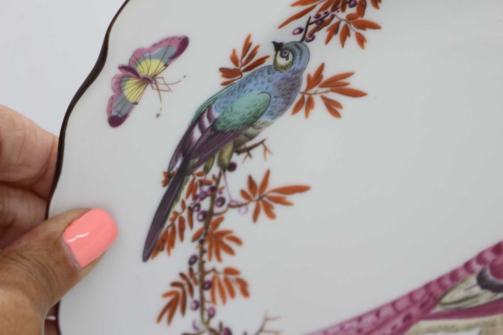 Prato Raso Mottahedeh Williamsburg Chelsea Bird  Vista Alegre