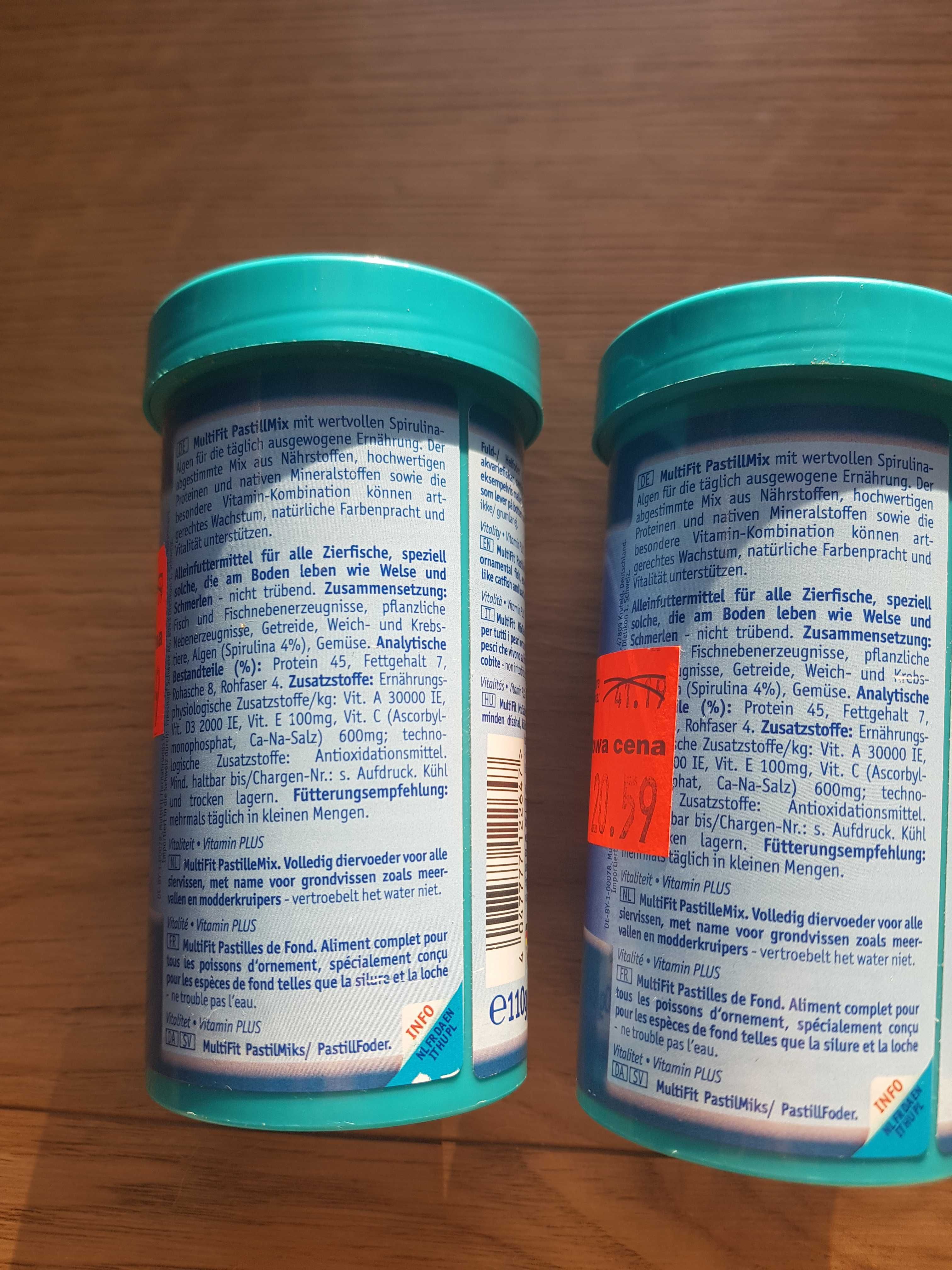 Karma dla ryb ozobnych Multi Fit 2 x  110 g / 250ml