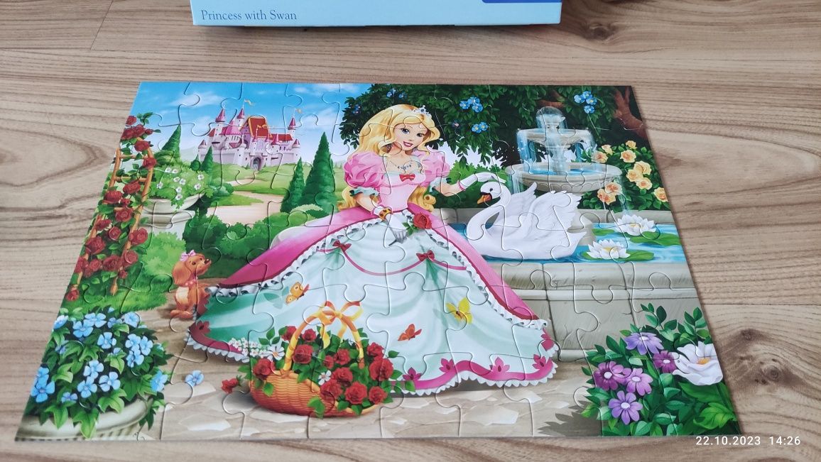 Puzzle Castorland Księżniczka z łabędziem