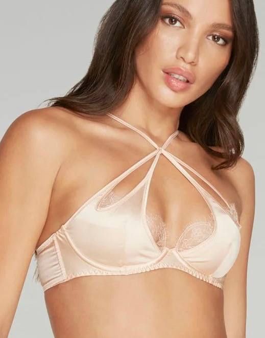 Бюстгалтер бежевий, бюст балконет, бюстік Agent Provocateur VS  pink