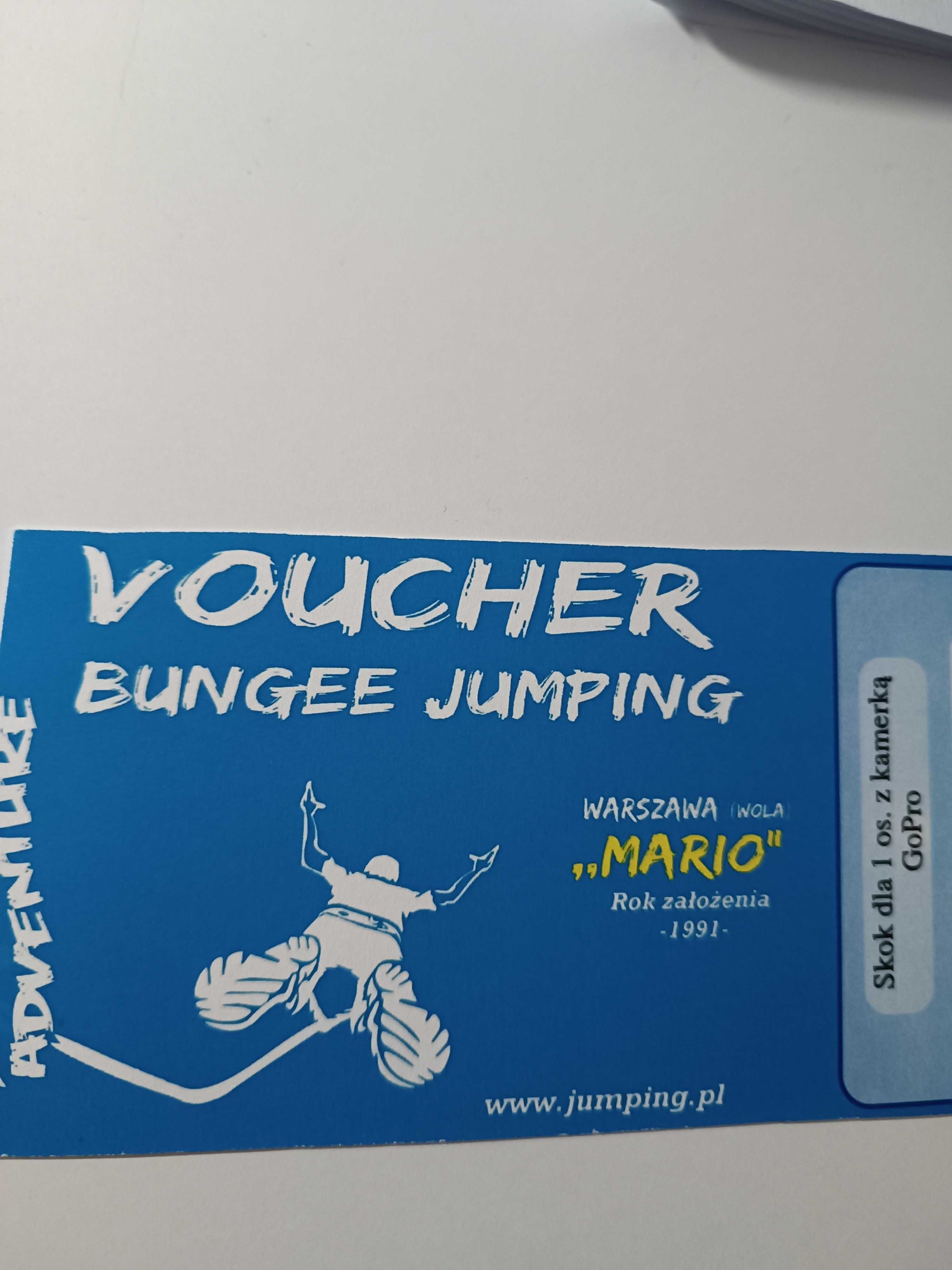 voucher BUNGEE JUMPING Warszawa