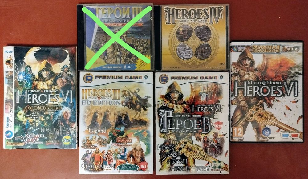 Диск з грою Герои  Меча и магии 6/ Heroes  of might and magic 6