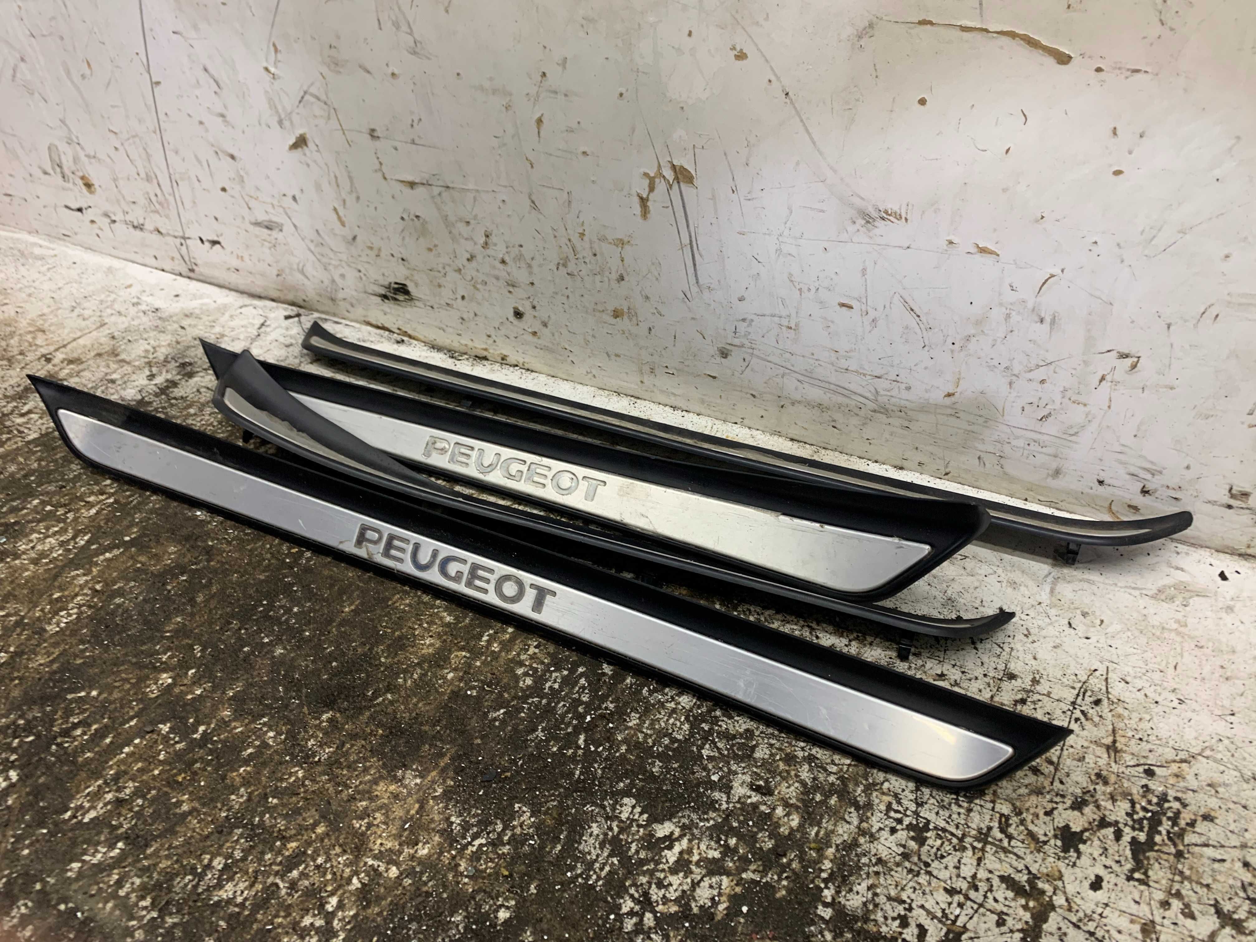 Peugeot 607 Listwa Nakładka Nakładki Progowa Progowe Komplet