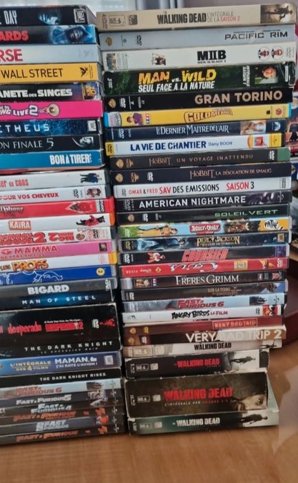 €1  por DVD filmes originais