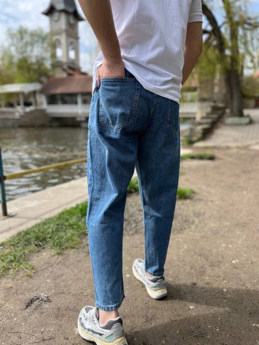 Джинсові штани МОМ [S, M, L, XL, XXL)