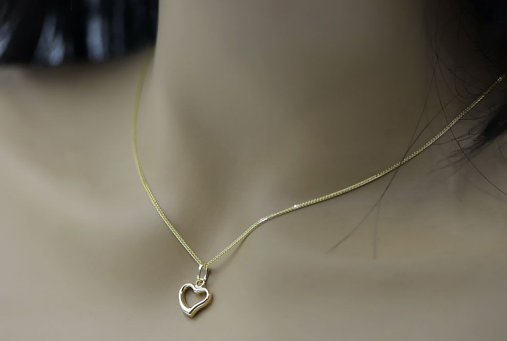 Złota zawieszka 14k 585 włoski styl serce cpn060y 11mm Warszawa