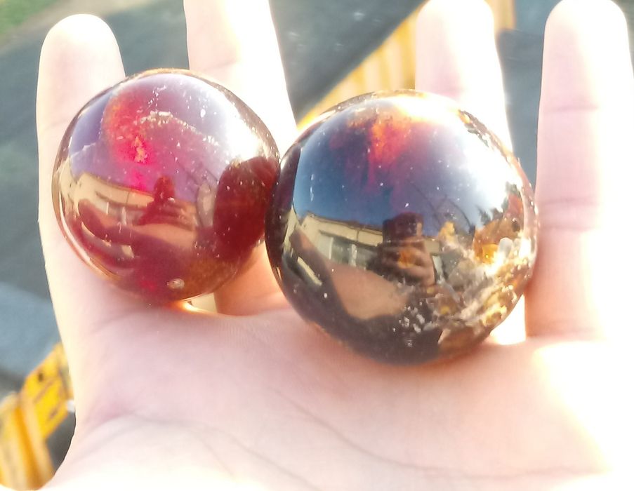 Kule z Bursztynu 2 szt. 40/45 mm.