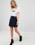 Джинсова коротка спідниця на запах Asos denim XS