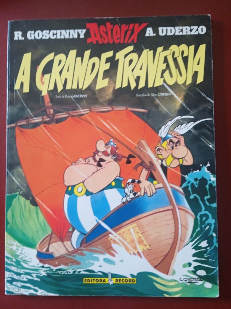 BDs Tintim, Asterix e Obelix e O Raio U