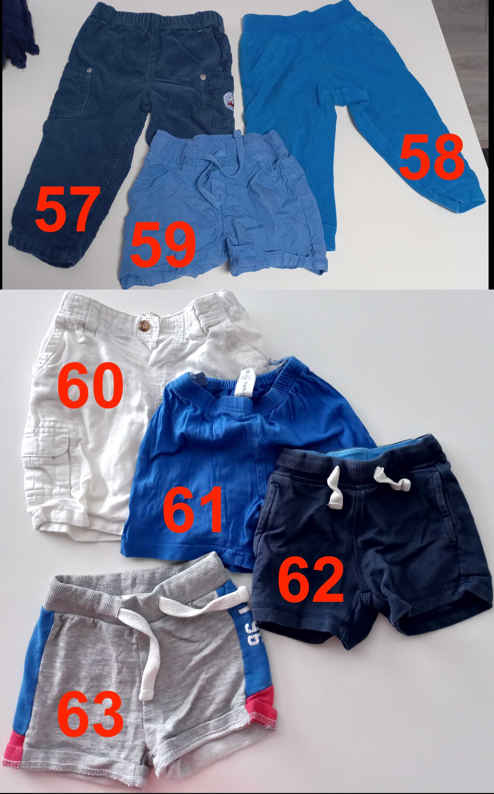 Camisolas, camisas, calções, calças,.. (pack 4) (12-24 meses)