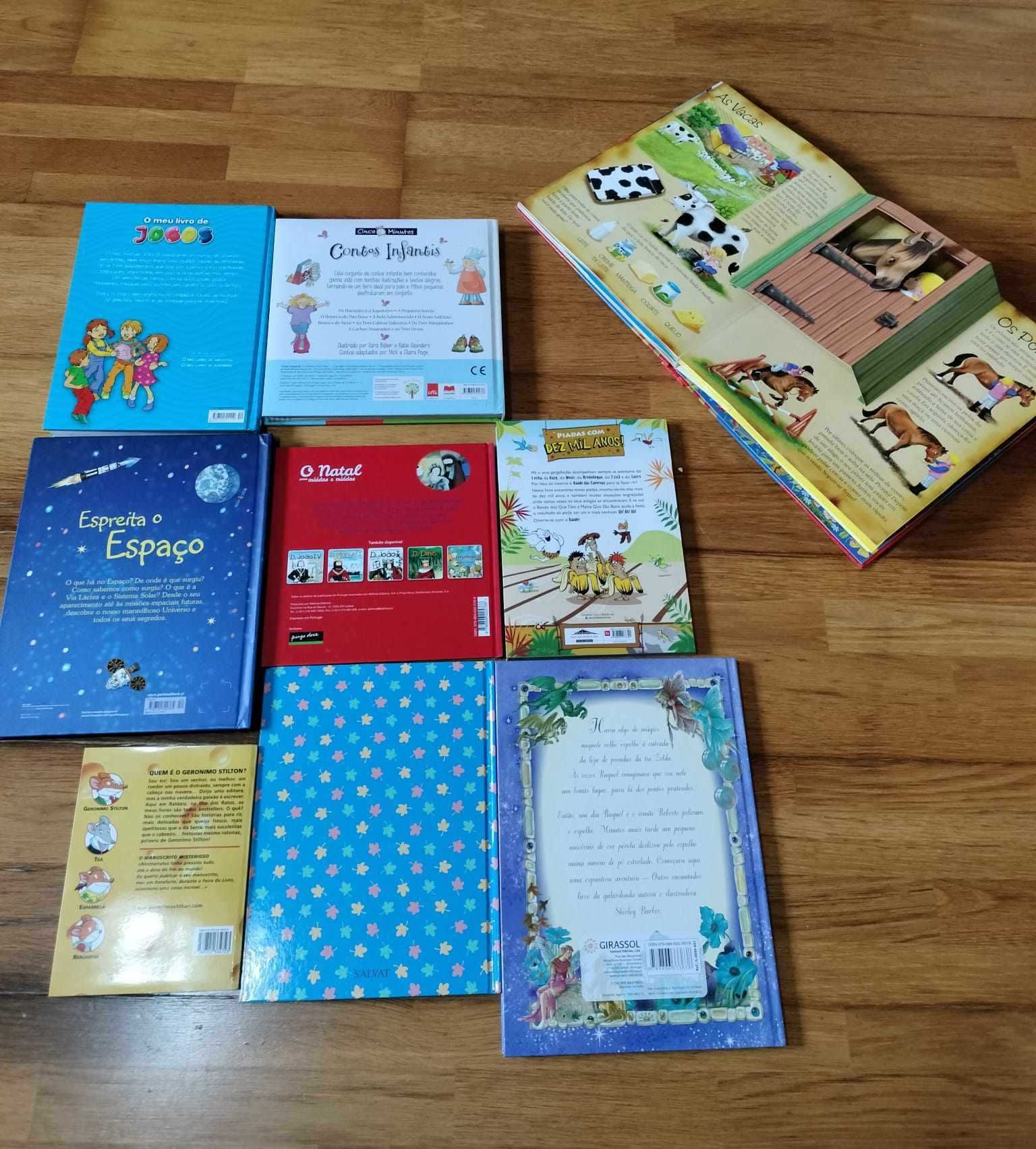 Livros infantis variados