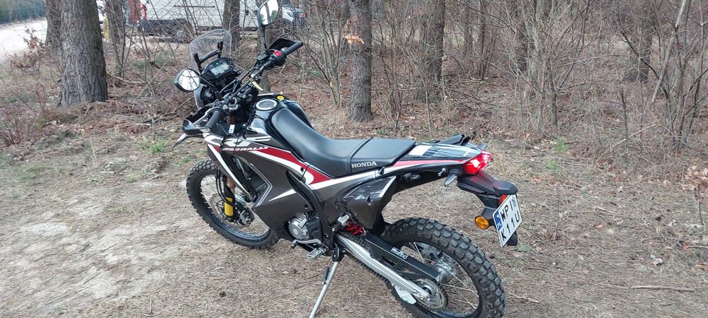 Honda CRF 250 Rally, polski salon, stan jak nowa, maluuuuutki przebieg