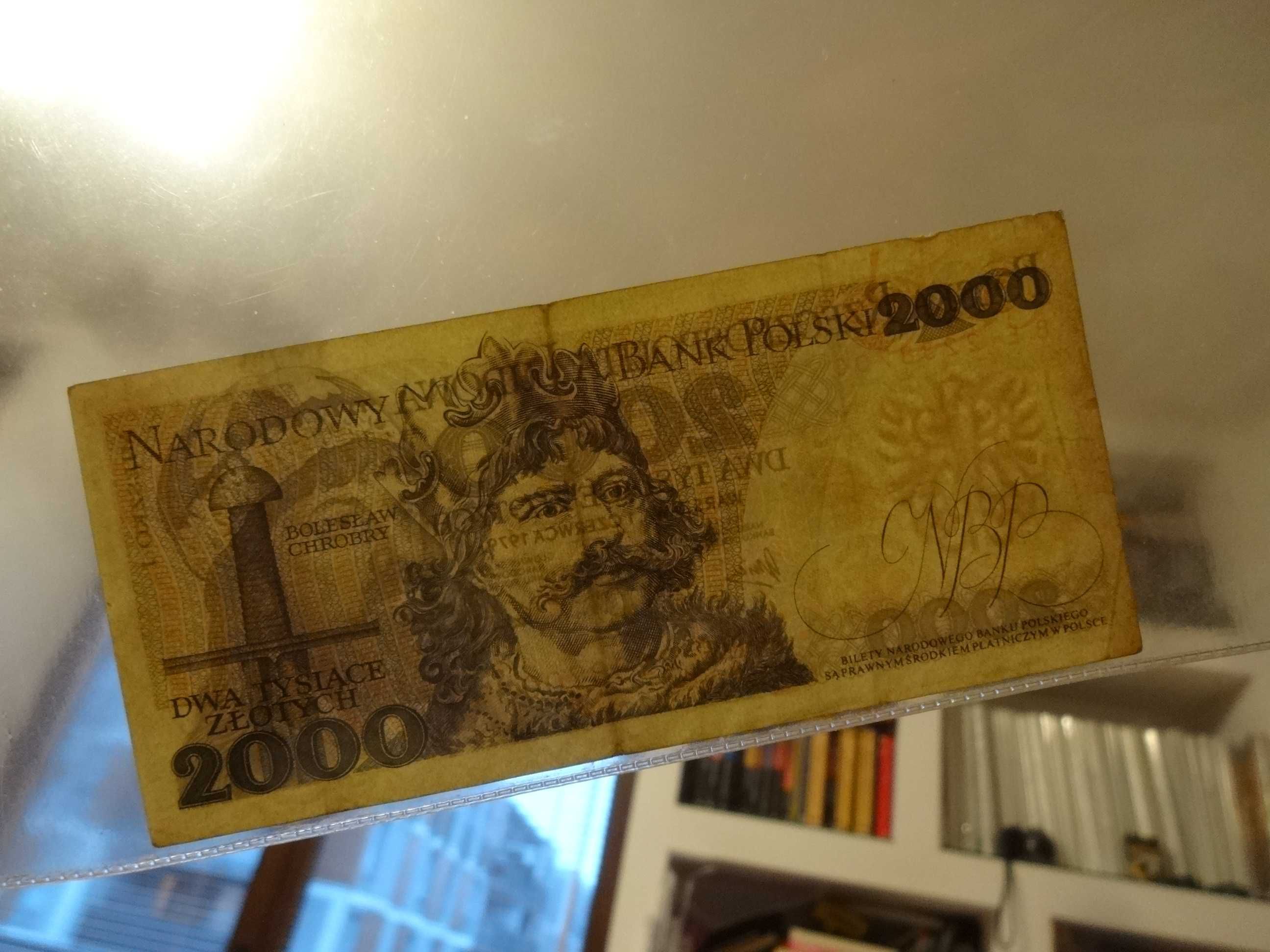 Banknot 2000 zlotych 1979 PRL Seria BE jak na fotki Mieszko Chrobry