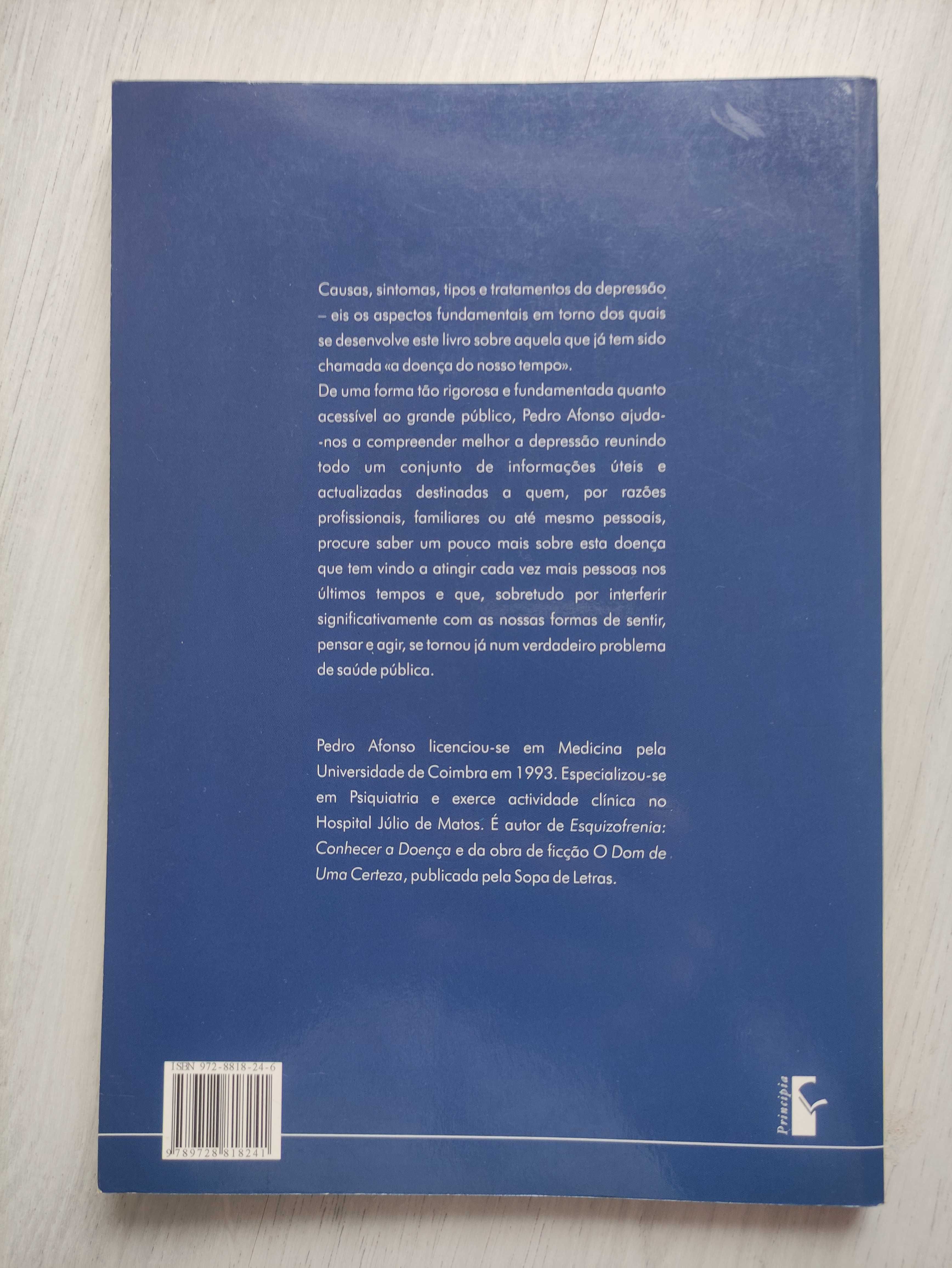 Vendo livro "Será depressão ou simplesmente tristeza?"